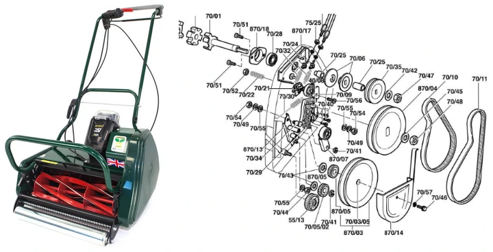 Allett Mower Parts