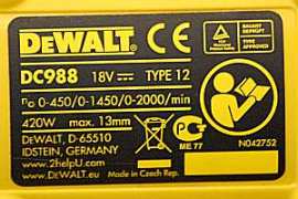How to find your DeWalt model number