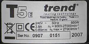 How to find your Trend model number