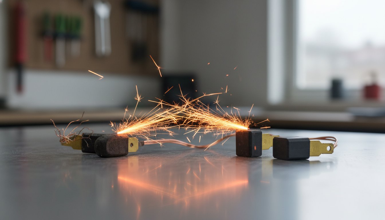 Power Tool Carbon Brushes Sparking | Causes & Replacement Parts